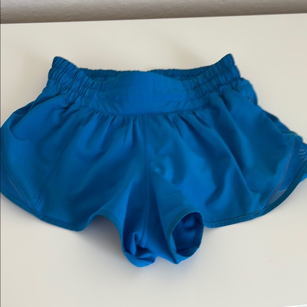 Women's Blue Athletic Shorts